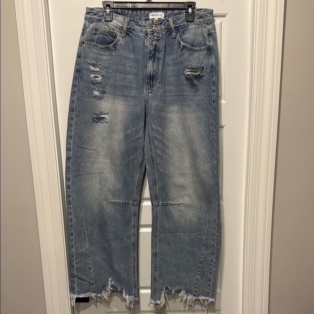 Special A Distressed Blue Jeans